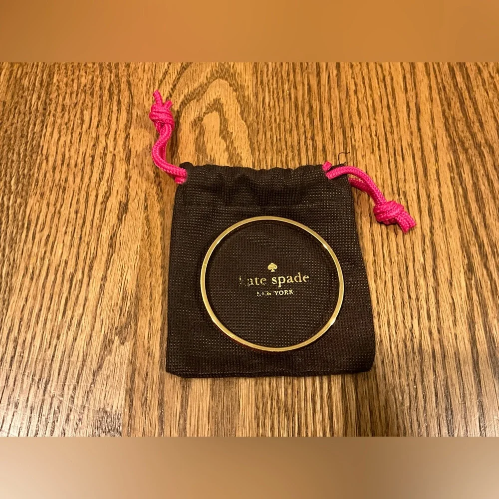 Kate Spade Red and Gold Bangle Bracelet - Picture 4 of 8